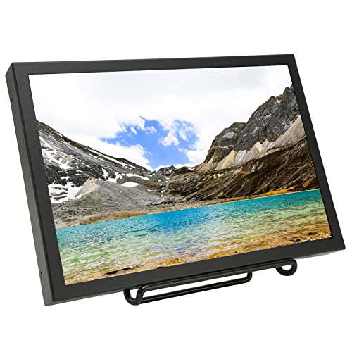 Shanrya Small Portable Multifunction Monitor with 1920 X 1280 Resolution and Integrated IPS Screen (US Plug)