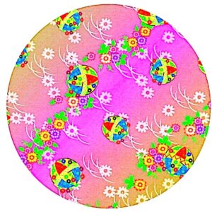 KUDOS.JP Envelope Seals Japanese Pattern Round Stickers - Gift Packing Decorative Label 48 Pcs (Cherry Blossoms)