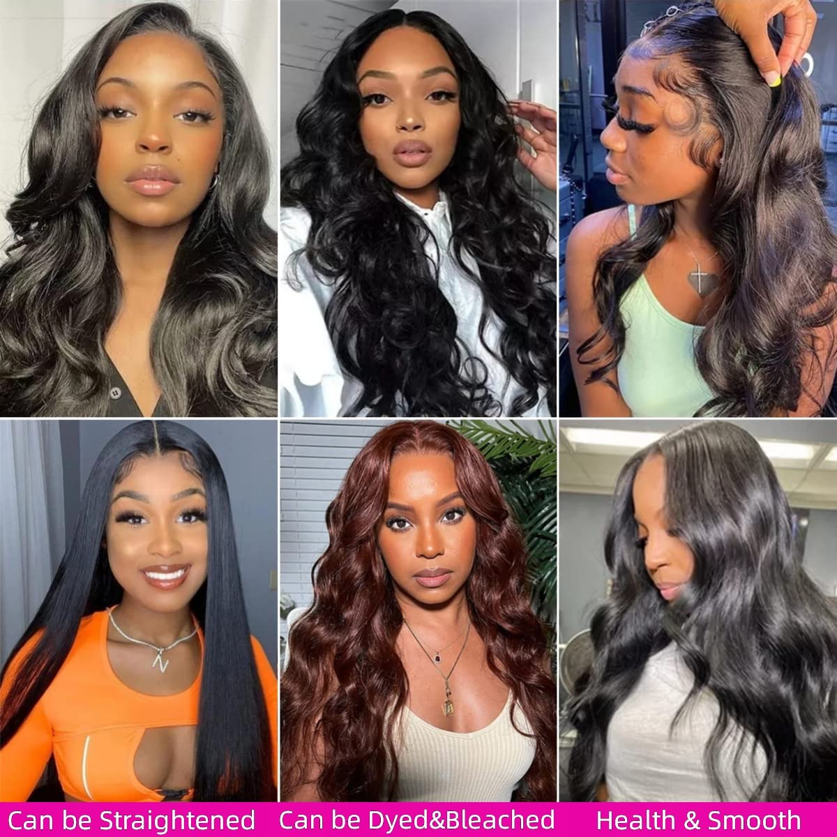 10A Body Wave Bundles Human Hair 18 20 22 Inch Brazilian Virgin 100% Unprocessed Weave Bundles Human Hair 3 Bundles Deals Natural Black Color