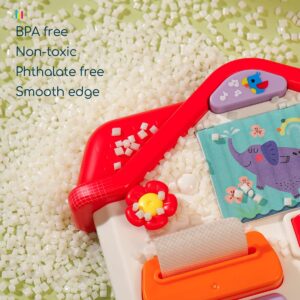 KidsMind Busy Board for Toddlers 1 2 3 4 Year Old Baby Musical Toys Montessori Sensory Toys for Autistic Children Preschool Learning Airplane Travel Activities