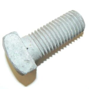 7/8"-9 x 2" Long Galv. Square Head Machine Bolts - (15 Pcs.) HQ