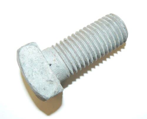 7/8"-9 x 2" Long Galv. Square Head Machine Bolts - (15 Pcs.) HQ