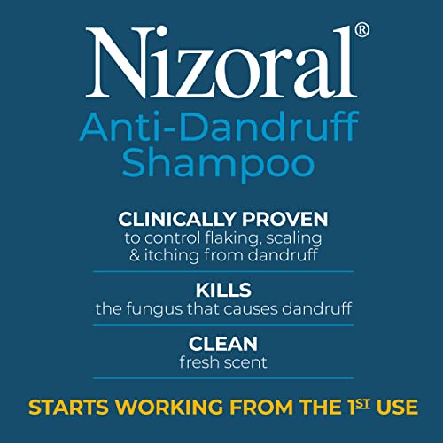 Nizoral Anti-Dandruff Shampoo Fresh Scent 14 Fl Oz (7 Oz. each, Pack of 2)