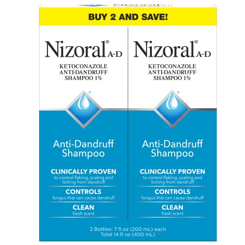 Nizoral Anti-Dandruff Shampoo Fresh Scent 14 Fl Oz (7 Oz. each, Pack of 2)