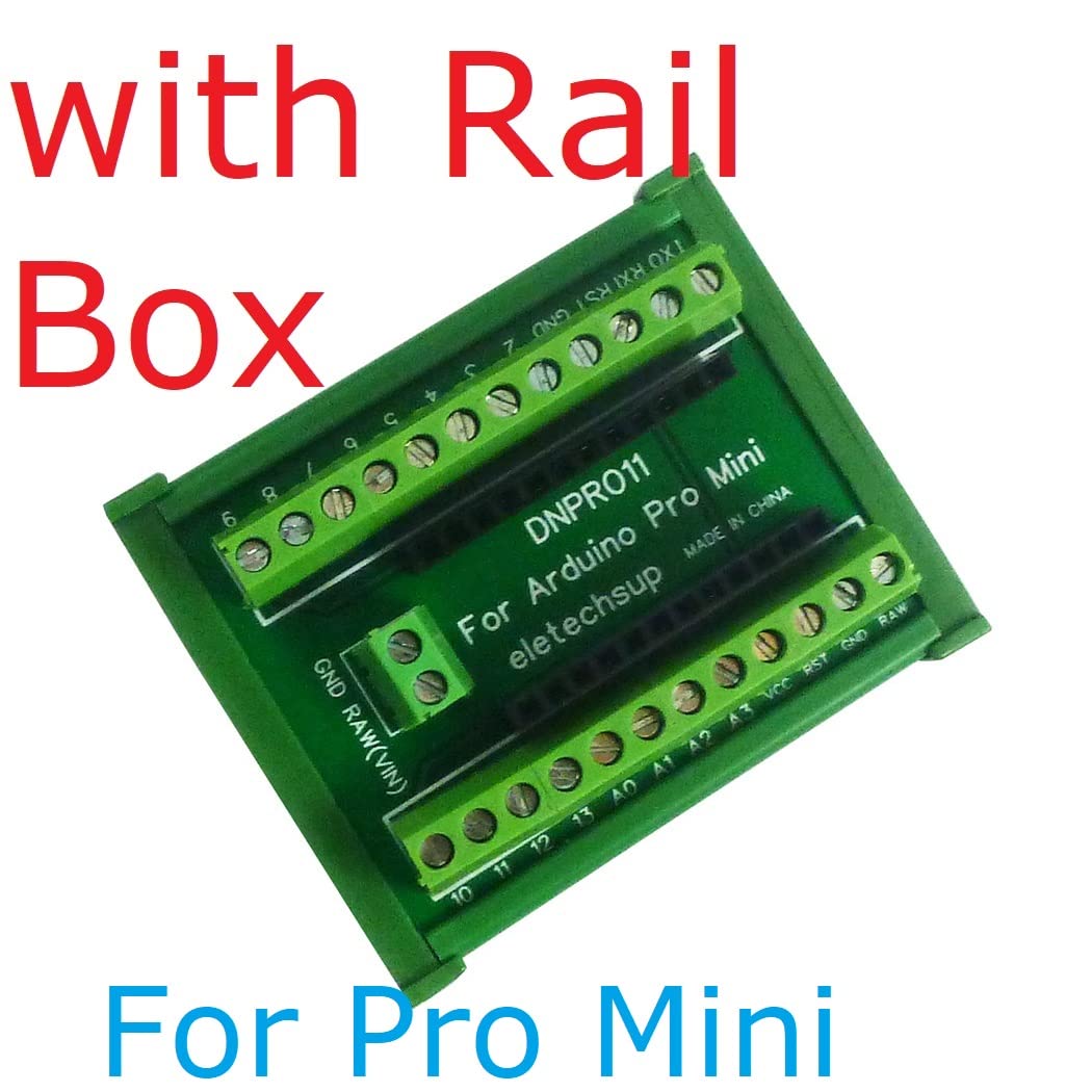 DIN Rail Mount Adapter Module for Arduino Pro Mini Board DIY PLC Industrial Cont (1)