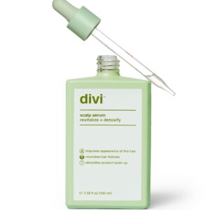 Divi Hair Scalp Serum for Women and Men - Revitalize and Balance Your Scalp - Improves Appearance of Thinning Hair, Nourishes the Scalp and Helps Remove Product and Oil Buildup, 100ml