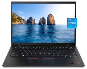 lenovo thinkpad x1 carbon 14" fhd laptop, intel core i5-1135g7(up to 4.2ghz), 16gb lpddr4x-4266mhz, 1tb nvme ssd, fingerprint, backlit keyboard, webcam, wifi 6, hdmi, win 11 pro, w/cue accessories