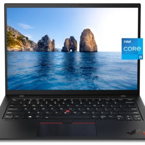 Lenovo Thinkpad X1 Carbon 14" FHD Laptop, Intel Core i5-1135G7(Up to 4.2GHz), 16GB LPDDR4X-4266MHz, 512GB NVMe SSD, Fingerprint, Backlit Keyboard, Webcam, WiFi 6, HDMI, Win 11 Pro, w/CUE Accessories