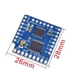 HIIGH 1Set Motor Shield D1 TB6612FNG I2C Dual Motor Driver Shield Driving Module with Serial Pot