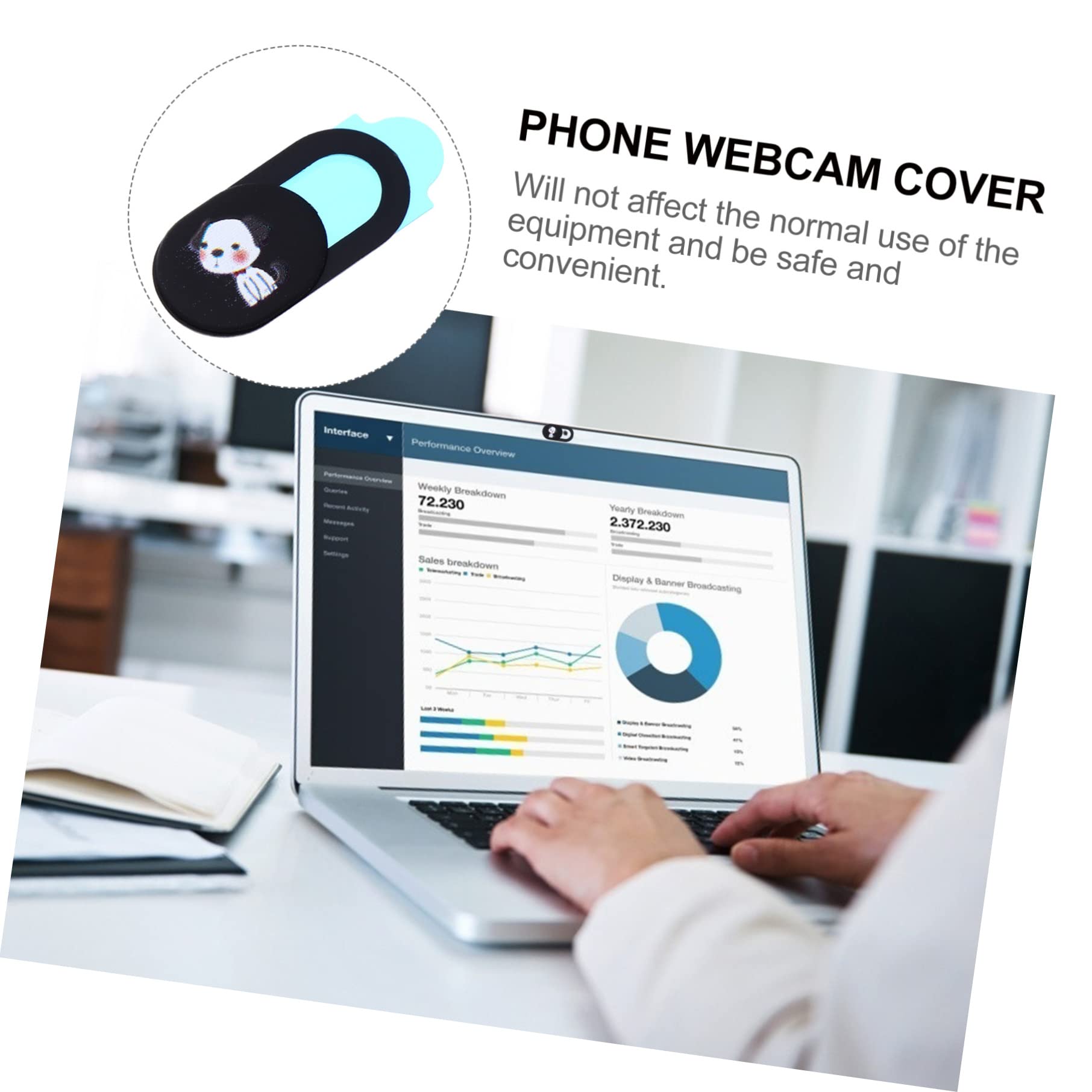 3pcs Camera Privacy Cover Laptop Webcam Cover Phones Lenses Cover Phone Accessory Webcam Privacy Cover Protective Cover for Webcam Camera Cover Webcam Protection Patch