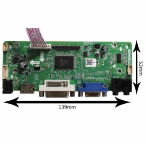 A-MIND HD-MI VGA LCD Controller Board Work for M170ETN01.1 17" 19" 1280x1024 M170EG01 LTM170EU LM190E02 HSD190ME12 TFT-LCD Screen Panel Replacement