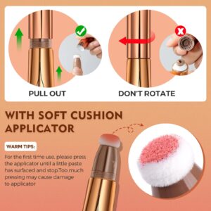 Ofanyia Contour Beauty Wand, Liquid Face Concealer Contour Stick with Cushion Applicator, High Coverage Matte Creamy Contour, Silky Smooth Lightweight Blendable Contour Beauty Wand