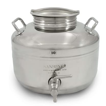 10 Liter Stainless Steel, FUSTI Tank 700039-NPF