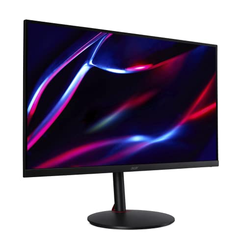 Acer Nitro 31.5" WQHD 2560 x 1440 Gaming Monitor | AMD FreeSync Premium | Agile-Splendor IPS | 165Hz | Up to 0.5ms | ZeroFrame Design | Display Port 1.4 & 2 x HDMI 2.0 Ports | XV320QU Lmbmiiphx,Black