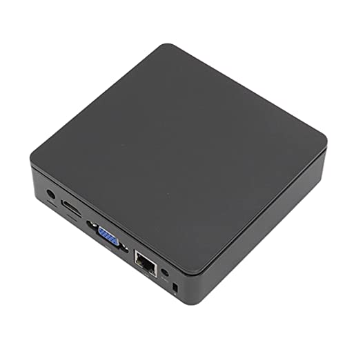 BUUA Mini PC, Wired Wireless Connection Mini Desktop Computer Z8350 CPU 4GB RAM 64GB ROM Small for Home for Office (US Plug)