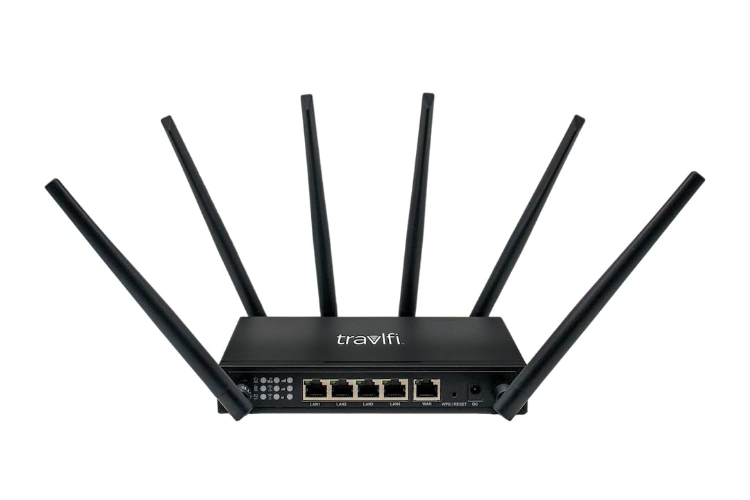 TravlFi JourneyXTR LTE RV WiFi Router | RV Internet with Multiple Networks, Pay As You Go and No Contracts | Internet for Motorhomes and Camper Trailers