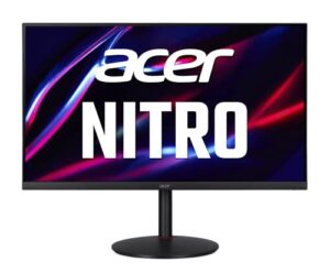 acer nitro 31.5" wqhd 2560 x 1440 gaming monitor | amd freesync premium | agile-splendor ips | 165hz | up to 0.5ms | zeroframe design | display port 1.4 & 2 x hdmi 2.0 ports | xv320qu lmbmiiphx,black