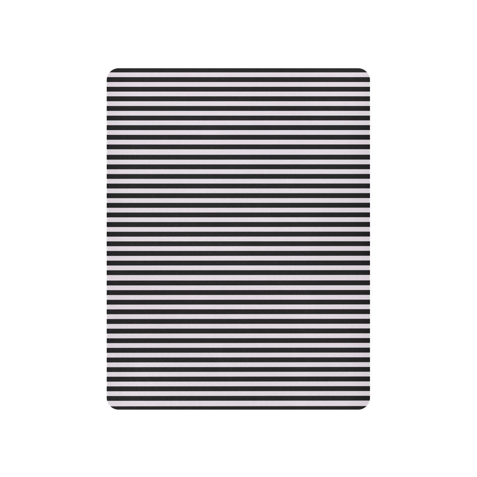 Kigai Black & White Stripe Crib Sheets for Boys Girls, Soft and Breathable Pack n Play Sheets, Portable Mini Stretchy Cribs Sheets, 39x27 Inch