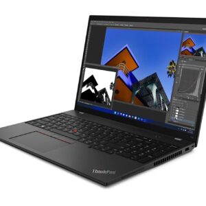 Lenovo ThinkPad T16 Laptop with Ryzen 5 PRO 6650U Processor, 16" WUXGA 300nits Anti-Glare Non-Touch Display, 16GB RAM, 512GB SSD, Wi-Fi 6E, IR FHD Camera, Numeric Keypad, Win11 Pro (Thunder Black)