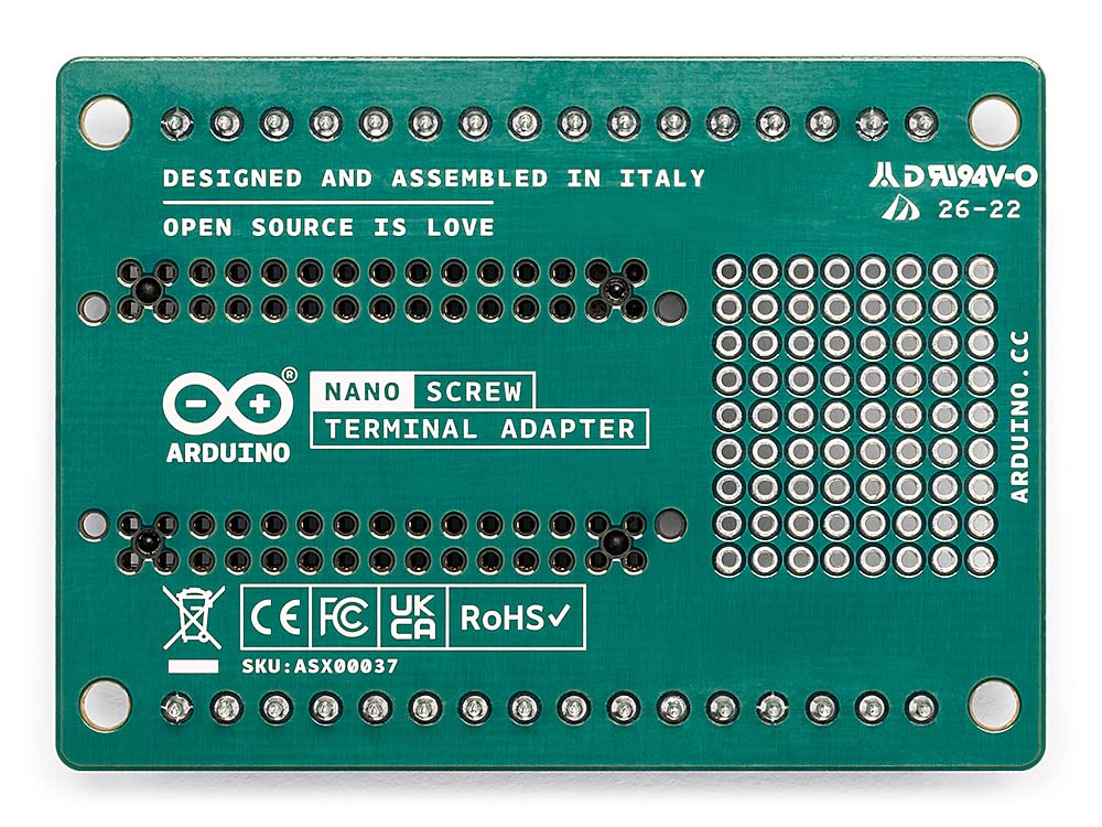 Arduino Nano Screw Terminal Adapter (Single) [ASX00037]