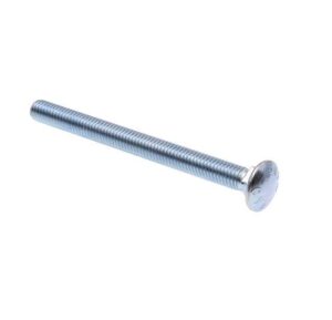 carriage bolts 3/8in-16 x 4-1/2in a307 grade a zinc plated steel 15pk