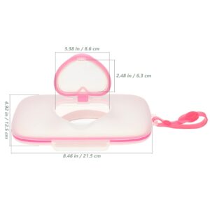 Box Portable Refillable Baby Wipes Dispenser Case Wipes Carrying Holder for Home Outdoor Travel