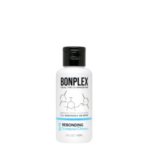 bonplex rebonding shampoo for all hair types | for damaged, dry, brittle, colored, permed, and chemically-treated hair | safe for hard water | reconnect broken disulfide bonds