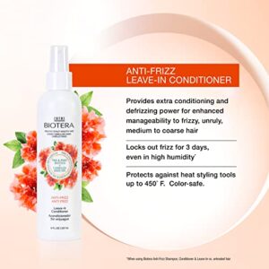 BIOTERA Anti Frizz Intense Smoothing Leave-in Conditioner | Extra Conditioning & Defrizzing | Frizzy or Unruly Hair | Vegan & Cruelty Free | Paraben Free | Color-Safe | 8 Fl Oz