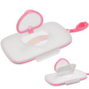 Box Portable Refillable Baby Wipes Dispenser Case Wipes Carrying Holder for Home Outdoor Travel