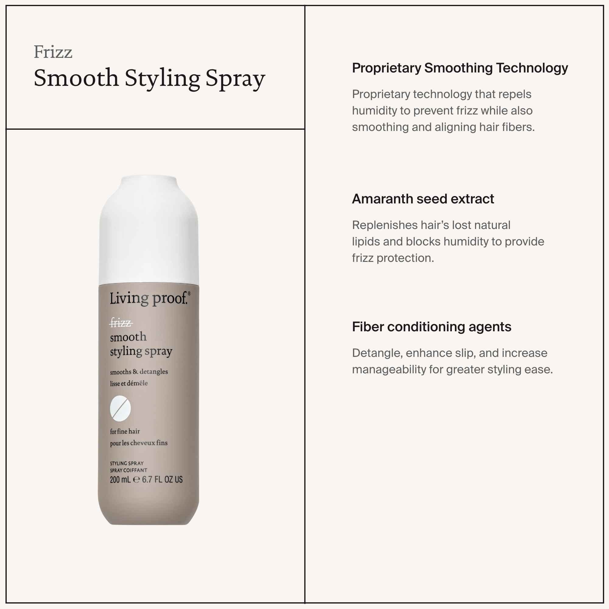 Living proof No Frizz Smooth Styling Spray