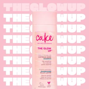 Cake Beauty The Glow Up Lustrous Shine Shampoo, Vegan and Sulfate-Free, 10 oz