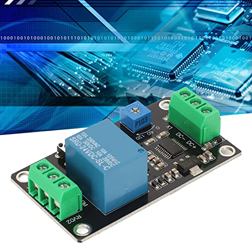 Time Delay Relay Module, Time Delay Relay Timer Relay Module, Delayed Disconnection Delayed Closing Self Locking Delay Switch for Industrial Control (DC24V)