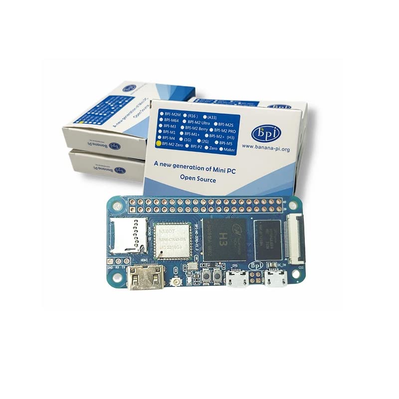 Generic Banana Pi BPi-M2 Zero Quad-core Allwinner H3 512MB DDR3 RAM Support Linux Android Open Source Development Single Board Computer