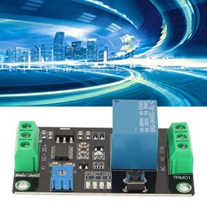 Time Delay Relay Module, Time Delay Relay Timer Relay Module, Delayed Disconnection Delayed Closing Self Locking Delay Switch for Industrial Control (DC24V)