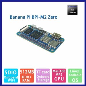 Generic Banana Pi BPi-M2 Zero Quad-core Allwinner H3 512MB DDR3 RAM Support Linux Android Open Source Development Single Board Computer