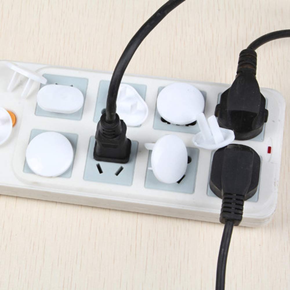 Baby Proofing Plug Covers Safety Electrical Socket Protector Safety Outlet Caps For Home and School White Superior Quality and Creative