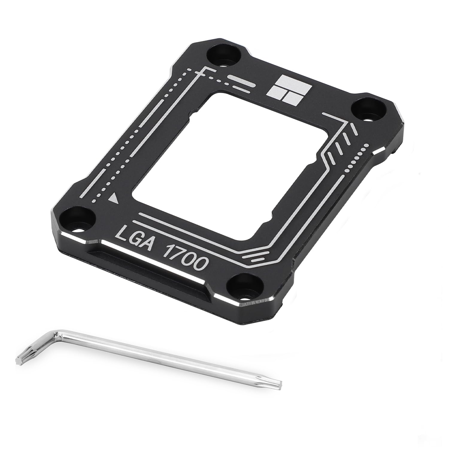 Thermalright LGA1700-BCF Black 12/13/14 Generation Intel Anti-Bending Fastener, Bending Type Pressure Plate, CPU Contact Frame, Full-Fitting Fixed Non-arking Installation, Contact Frame lga 1700