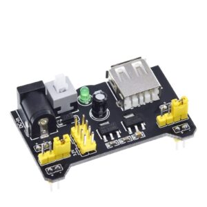 hifasi 1pcs mb-102 bread board dedicated power module compatible 5v, 3.3v breadboard power module