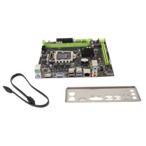 LGA 1151 Motherboard, H310B Micro ATX Computer Motherboard for Desktop PC, Support LGA 1151 6 7 8 9Gen, M.2 Hard Disk, DDR4, SATA3.0, USB3.0, for Realtek811 Gigabit Network Card