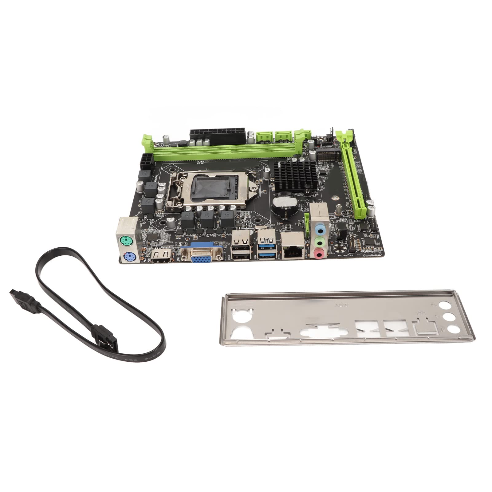 LGA 1151 Motherboard, H310B Micro ATX Computer Motherboard for Desktop PC, Support LGA 1151 6 7 8 9Gen, M.2 Hard Disk, DDR4, SATA3.0, USB3.0, for Realtek811 Gigabit Network Card