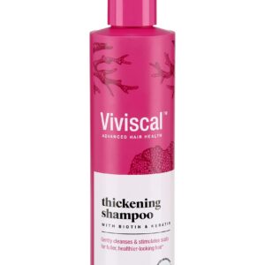 Viviscal Thickening Shampoo, Formulated With Biotin And Keratin, Fortified With Marine Collagen And Seaweed Extract, Strengthens And Reduces Breakage, Healthier Looking Hair 250ml (8.45 fl. oz.)