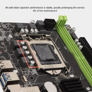 LGA 1151 Motherboard, H310B Micro ATX Computer Motherboard for Desktop PC, Support LGA 1151 6 7 8 9Gen, M.2 Hard Disk, DDR4, SATA3.0, USB3.0, for Realtek811 Gigabit Network Card