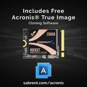 SABRENT Rocket 2230 NVMe 4.0 256GB High Performance PCIe 4.0 M.2 2230 SSD [SB-2130-256]