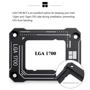 Thermalright LGA1700-BCF Black 12/13/14 Generation Intel Anti-Bending Fastener, Bending Type Pressure Plate, CPU Contact Frame, Full-Fitting Fixed Non-arking Installation, Contact Frame lga 1700