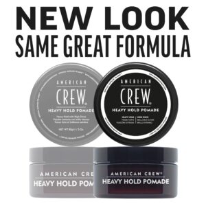 American Crew Men's Hair Pomade, Like Hair Gel with Heavy Hold & High Shine, 3 Oz (Pack of 1)