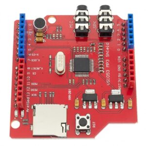 HIFASI VS1053 VS1053B Stereo Audio MP3 Player Shield Record Decode Development Board Module with TF Card Slot 1Pcs