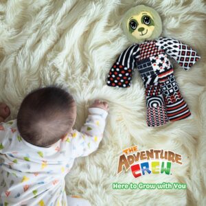 Nobory Toys The Adventure Crew High Contrast Sensory Activity Suit for Infants and Toddlers | Interchangeable with The Adventure Crew Plush Characters | Early Learning Toy