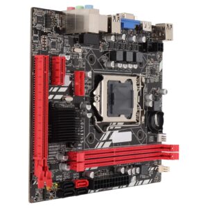 Diyeeni for Corei7 i5 i3 LGA1155 MATX Motherboard, DDR3 Computer Mainboard Card, PCIE8X VGA PCI E1Xx1 COM pin x1, ALC6625.1 Channel