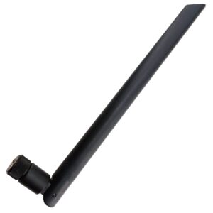 QAREQU WiFi Antenna (2-Pack) Dual Band 2.4GHz 5GHz 5.8GHz RP-SMA Male (Hole) 6dBi for Wireless Network Adapter Router