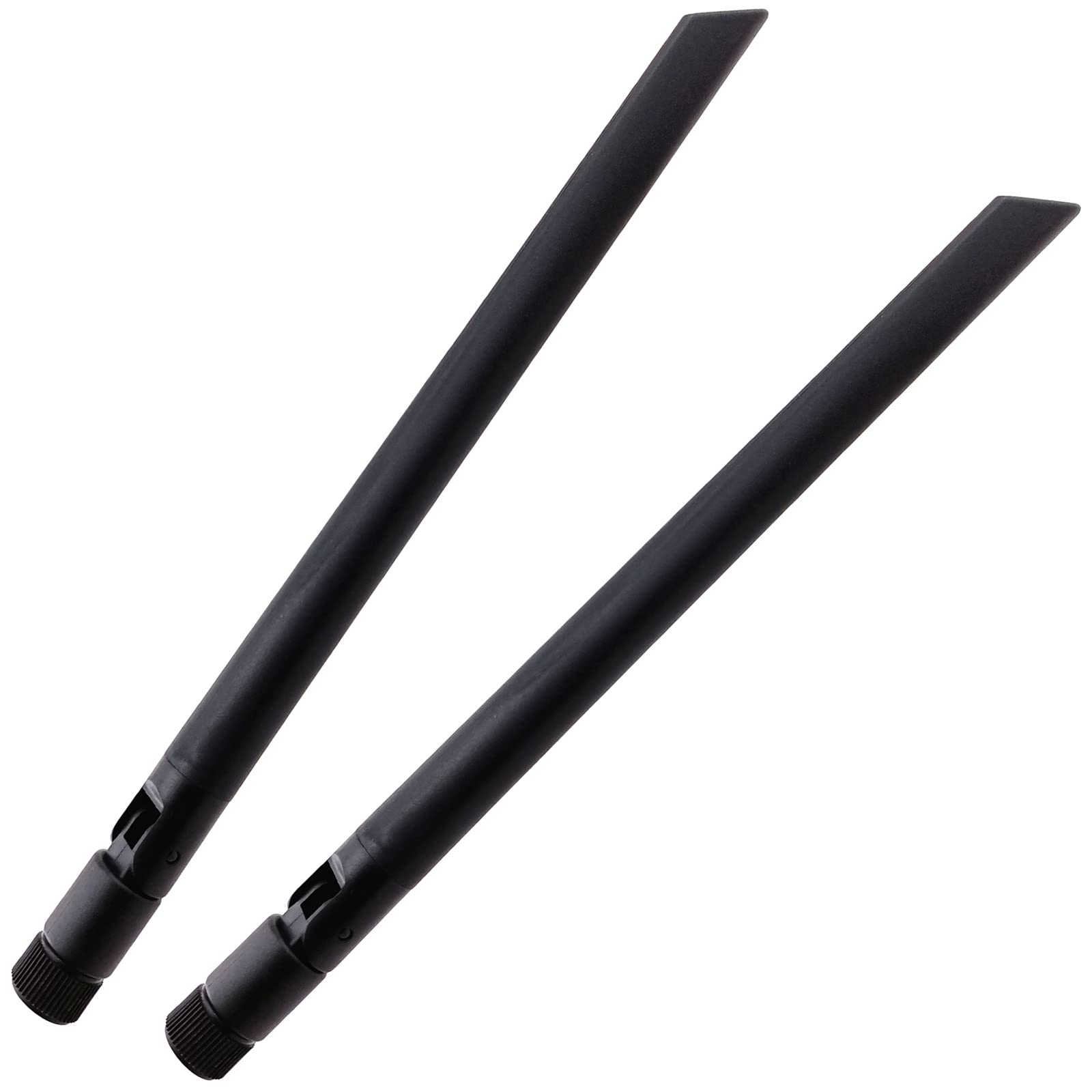 QAREQU WiFi Antenna (2-Pack) Dual Band 2.4GHz 5GHz 5.8GHz RP-SMA Male (Hole) 6dBi for Wireless Network Adapter Router